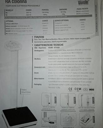 Pesapersone elettrica professionale