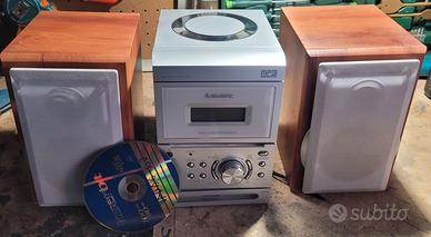 Mini impianto stereo Majestic – CD/DVD, SD, USB