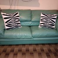 Divano letto in pelle