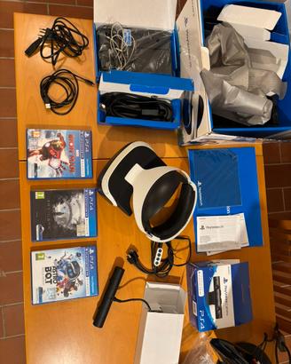 Playstation vr v2 con playstation camera e  giochi