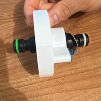 Tappo con 2 attacchi rapidi per carico acqua campe