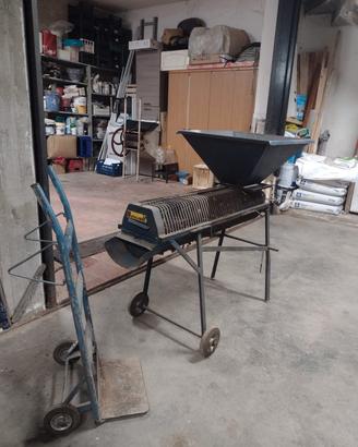 macchina pulisci mandorle 