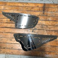 Honda shadow 600 fianchetti sottosella inox