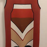 Abito  S/M zara anni "70 col. nero/cioccolato