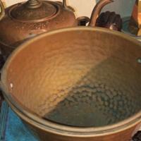 pentole in rame antico 