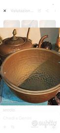 pentole in rame antico 