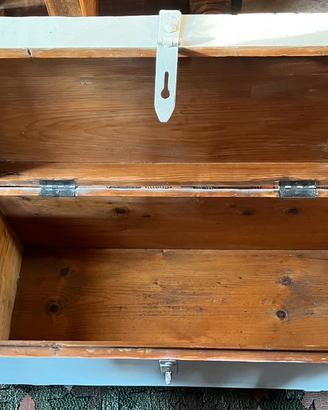 Cassapanca vintage shabby