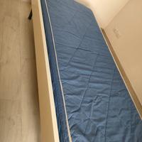 giro letto con rete ortopedica e materasso 