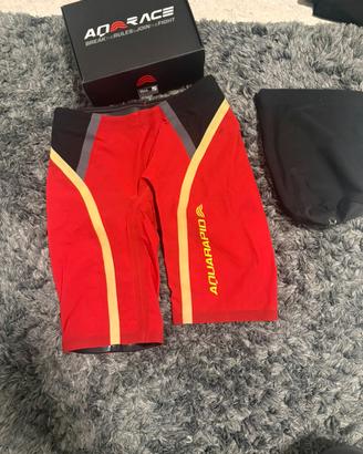 Costumone Aq-Race uomo Rosso