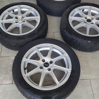 cerchi 17 + gomme invernali 4 x 100 