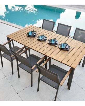 Tavolo da giardino con 4 sedie