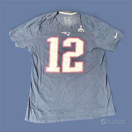 Maglietta Nike Tom Brady #12 New England Patriots