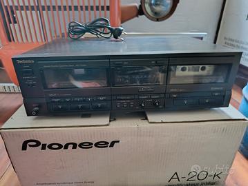 technics registratore stereo doppia cassetta