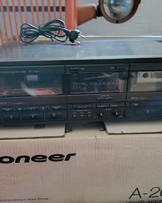 technics registratore stereo doppia cassetta