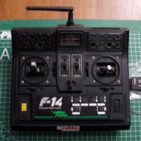 Modellismo Rc radiocomando F 14 6 canali 2,4 GHZ