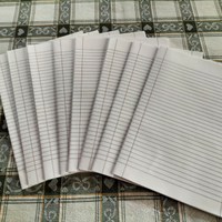 80 fogli protocollo a righe con margini