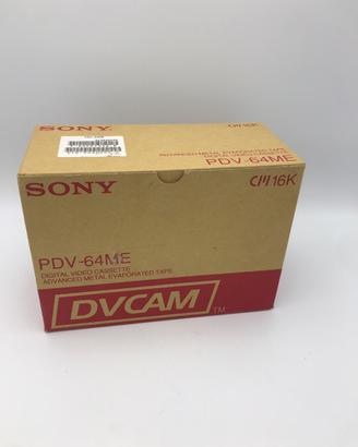 Sony PDV-64ME DVCAM cassette 10x  NUOVE