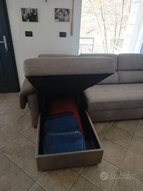 DIVANO LETTO CONTENITORE