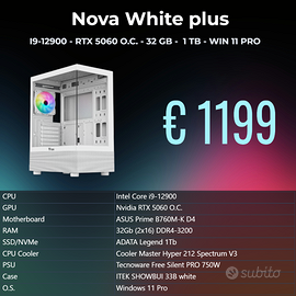 I9-12900 - RTX 5060 O.C. - 32 GB -  1 TB - WIN 11