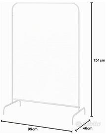 Appendiabiti bianco ikea