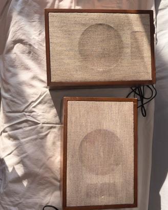 Coppia Casse Diffusori Acustici Vintage Brionvega