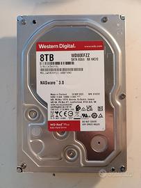 Western Digital WD Red Hard Disk NAS WD80EFZZ 8TB