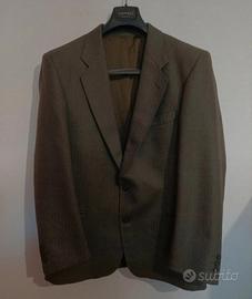 Giacca blazer uomo Vintage 52 Pura Lana Vergine 