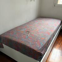 Letto singolo con contenitore