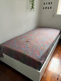 Letto singolo con contenitore