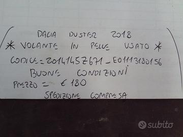 Volante in pelle dacia duster 2018