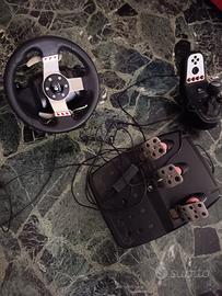 volante g25+cambio+pedaliera