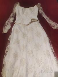 ABITO DA SPOSA SARTORIALE  ELENA DELLA ROCCA