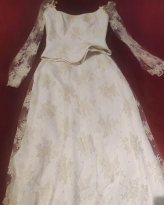 ABITO DA SPOSA SARTORIALE  ELENA DELLA ROCCA