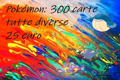 Pokémon GCC: 300 carte tutte diverse