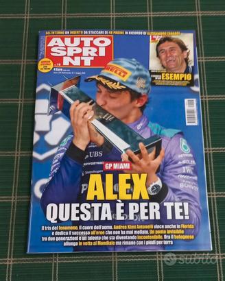 AUTOSPRINT KIMI ANTONELLI  SPECIALE ALEX ZANARDI 