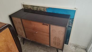 Mobile giradischi con radio anni ‘50 con casse