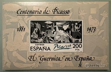 Foglio francobollo Centenario Picasso 1881-1973
