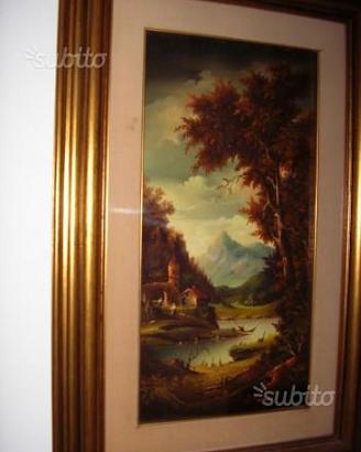 Coppia vecchi quadri " Fiamminghi "