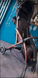 Passeggino leggero Leclerc baby Influencer, nero