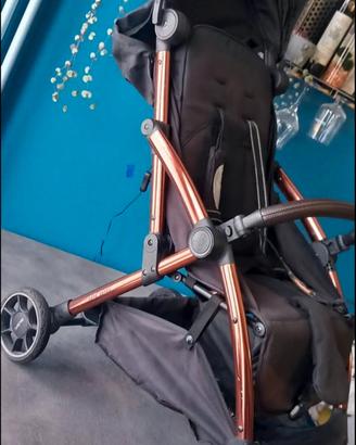 Passeggino leggero Leclerc baby Influencer, nero