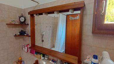 specchio bagno 124x92 con luci
