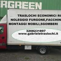 Traslochi, noleggio furgone con autista