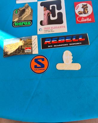 Set Stickers Asesivi Vintage Anni 80