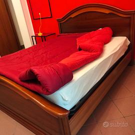 Struttura letto matrimoniale legno