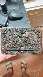 placca bronzo altorilievo