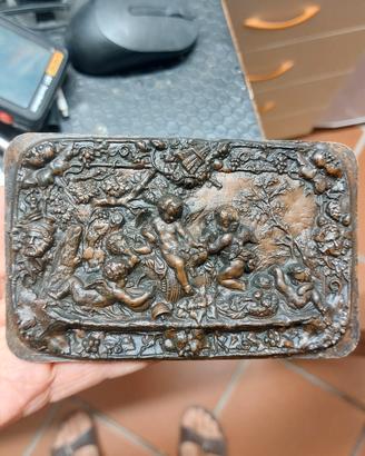 placca bronzo altorilievo