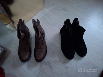 stivaletti blocco due paia