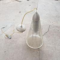 Lampadario in vetro moderno