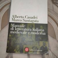 Manuale di letteratura italiana medievale e modern
