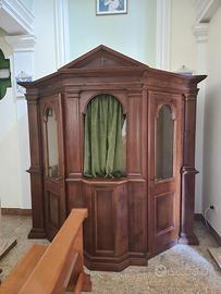 Confessionale legno massello
